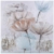 dekorační malovaný obraz Blue Flowers