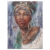 malovaný obraz s portrétem africké ženy - Etno II.